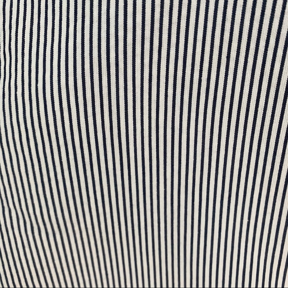 CYNTHIA STEFFE Seersucker Striped Cuffed Shorts 4” Cotton Blend Blue and White - Picture 3 of 15